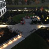 Courtyard at the Residences in Colonie
