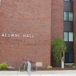 Alumni Hall and Neil Hellman Library